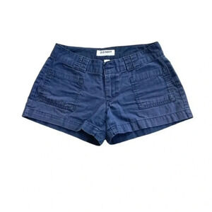 Old Navy -navy blue short shorts size 0 100% cotton Excellent condition